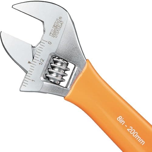 Klein Tools D5073 Adjustable Wrench Set, Extra Capacity, 6-Inch, 8-Inch, 10-Inch, Forged Alloy Steel, Metric and SAE, 3-Piece thumbnail 8