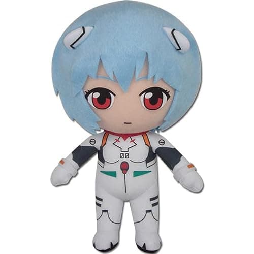 Great Eastern Evangelion GE-52302 Rei Plugsuit Stuffed Plush, 8", Multi-Colored - Image 1