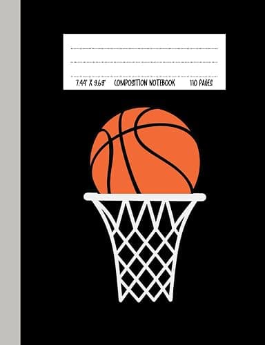 Composition Notebook: Cute Notebook Gift For Basketball Players and Anyone Who Loves Sports - Image 1