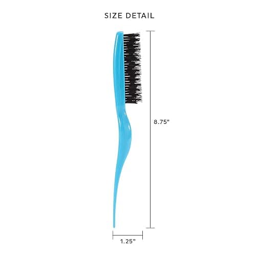 Cricket Amped Up Teasing Hair Brush, Aqua | Adds Major Volume and Shine, Heat Resistant, Ideal for Slick Back, Updos, and Detangling, Ergonomic Handle and Sectioning Tip thumbnail 2