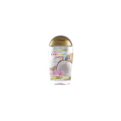OGX Coconut Miracle Oil Extra Strength Penetrating Oil feuchtigkeitsspendendes Haaröl für trockenes, geschädigtes und sprödes Haar, 100ml - Image 1
