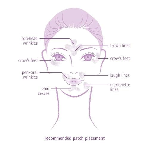 Toute Nuit Wrinkle Patches – Trial Pack – Face Tape for Forehead, Eyes & Mouth – Hypoallergenic Anti Wrinkle Patches – 54 Count, Made in USA thumbnail 5