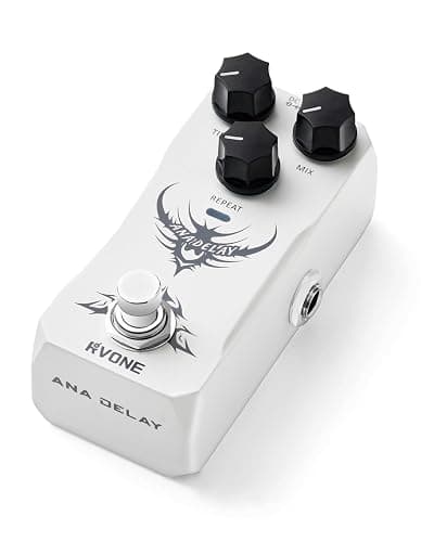 RVONE Analog Delay Guitar Pedal for Electric Guitar, Vintage-Style Guitar Effects Pedal with Warm Echo, Electric Guitar Pedal True Bypass & Durable Aluminum Metal Chassis - Image 1