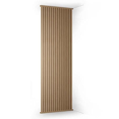 KGM Komplett-Set Raumteiler 90° - Eiche Natur - MDF foliert - 100 x 270 cm | Lamellenwand, Sichtschutz & Raumtrenner für Deko & Wohnbereich, inkl. 12 Lamellen, PEFC, kürzbar, langlebig & abwischbar thumbnail 4