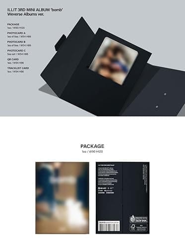 ILLIT - 3rd Mini Album [bomb] Weverse Version 'little monster' thumbnail 3