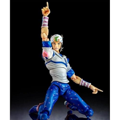 Zhongkaihua JJBA Figure Johnny Joestar Model 17CM PVC Statue Anime JJBA Action Figures Movable Joints Interchangeable Accessories Collection Decorations Gifts thumbnail 2