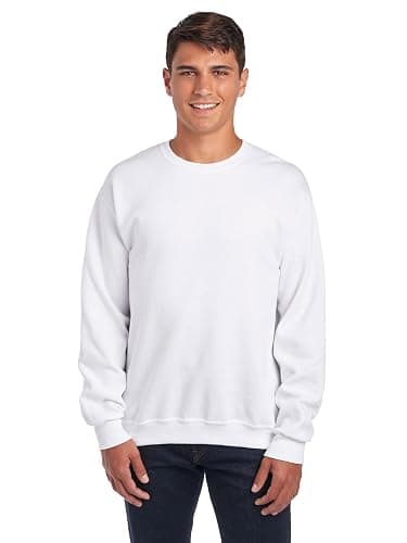 Jerzees Men’s NuBlend Fleece Hoodies & Sweatshirts, Cotton Blend, Sizes S-3X - Image 1