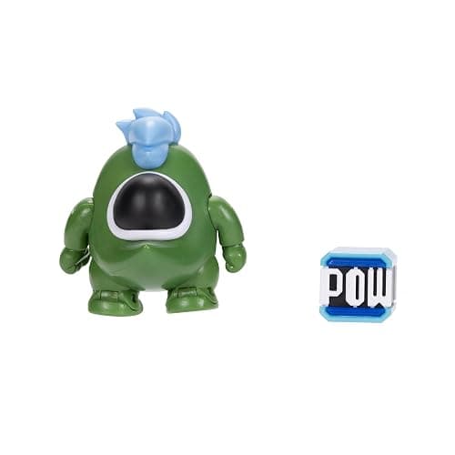 Nintendo Super Mario 4-Inch Spike Poseable Figure with Pow Block Accessory. Ages 3+ (Officially licensed) thumbnail 5