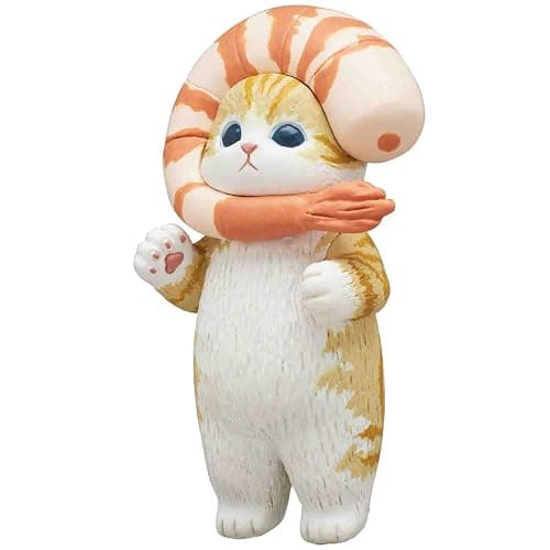 Kitan Club Mofusand Fried Shrimp Cat Blind Box - 1 of 5 Collectable Figurines - Fun, Versatile Decoration for Cat Enthusiasts thumbnail 6