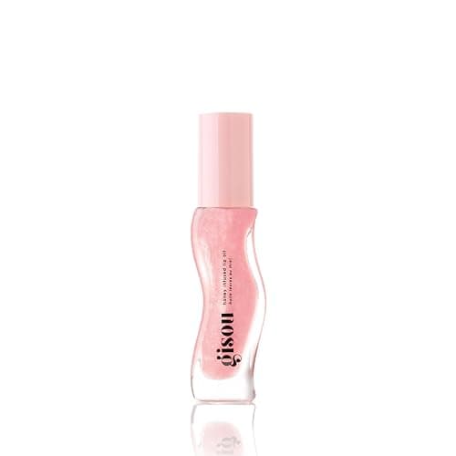 Gisou Honey Infused Hydrating Lip Oil, Nourishing Lip Moisturizer for Dry Lips, 0.27 fl oz (Watermelon Sugar) - Image 1