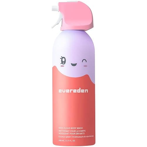 Evereden Kids Foam Soap, Cloud Body Wash (6.7 fl. oz., Coconut Splash): Spray, Shape & Splash: The Fun, Fluffy Foam That Makes Bath Time Playtime, Hydrating Foaming Bath Soap for Sensitive Skin - Image 1
