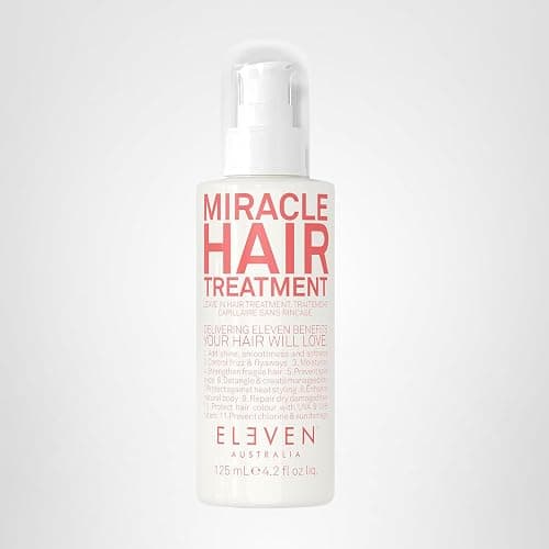 ELEVEN AUSTRALIA Miracle Leave In Hair Treatment - Curly & Straight Hair Care Products for Women & Men, Heat Protection & Detangler, Frizz Control, Repairs Dryness, Moisturizing- 4.2 fl oz thumbnail 8