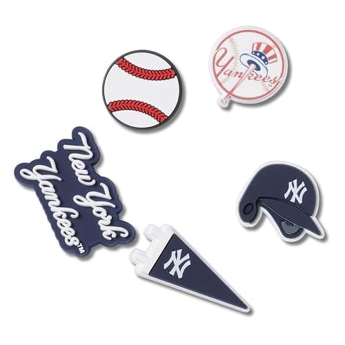 Crocs Unisex's Jibbitz MLB Baseball Multi Pack, Sports Shoe Charms - Image 1