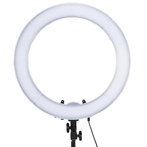NEEWER 55W 18"/45cm Ring Light Kit [New Version], 5600K Dimmable LED Ringlight Tripod Stand Phone Holder for iPhone Selfie Makeup Lash Tattoo Studio Photo Video Recording Photography Lighting, RL-18 thumbnail 2