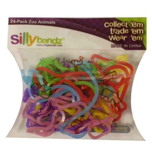 Silly Bandz Zoo Animals - 24 Pack - Image 1