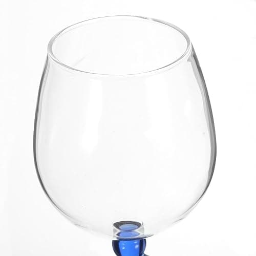 Amosfun Wine Glasses with a Carp Goblet Cocktail Juice Glass for Wedding Anniversary Christmas Party Favors - Sky-blue - 25x8cm thumbnail 7