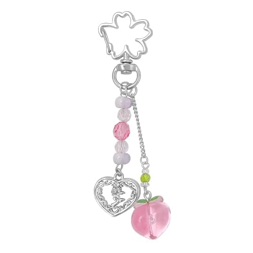 AGEN KGEN Aesthetic Y2K keychains Cute Butterfly Star Strawberry Bear Guitar Keychains Charms for Women Bag Purse Gifts - Image 1