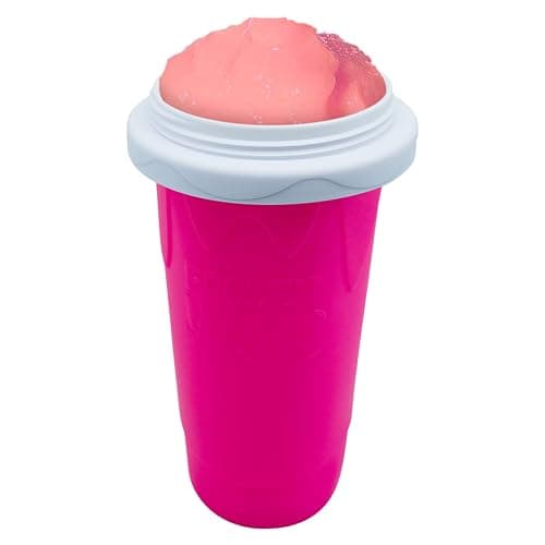 Slushy Maker Cup Slushy Cup Maker Squeeze Cup TIK TOK Frozen Magic Quick Frozen Smoothies Cup Instant Sorbet Cup With Lids And Straws For All Age (red) - red thumbnail 9