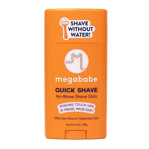 Megababe Quick Shave No-Rinse Shave Stick | Shaving Touch-Ups & Travel Made-Easy | with Sea Moss & Hyaluronic Acid | 2.4 oz - Image 1