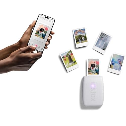 Fujifilm INSTAX Mini Link 3 Smartphone Printer | Clay White Bundled INSTAX Mini Instant Film | 20 Exposures + Microfiber Cleaning Cloth (3 Items) thumbnail 6
