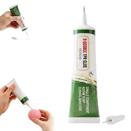 Squishy Glue, Silicone Repair Adhesive, Quick-Drying Waterproof for TPR TPE | Clear Flexible Bond Formula, Works on TPU Rubber Model, Multi-Surface Adhesive for Squishy Repair & DIY Crafts - Image 1