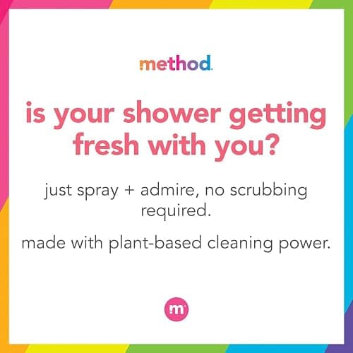 Method Daily Shower Spray Cleaner, Eucalyptus Mint, For Showers, Tile, Fixtures, Glass and Tubs, fl 28 oz (Pack of 1) thumbnail 4