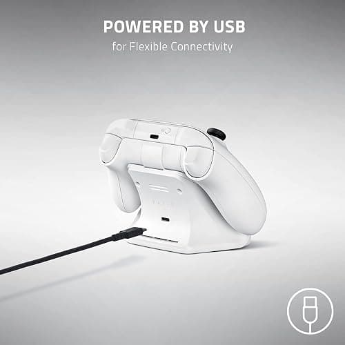 Razer Universal Quick Charging Stand for Xbox Series X|S: Magnetic Secure Charging - Perfectly Matches Xbox Wireless Controllers - USB Powered - Deep Pink (Controller Sold Separately) - Deep Pink thumbnail 6