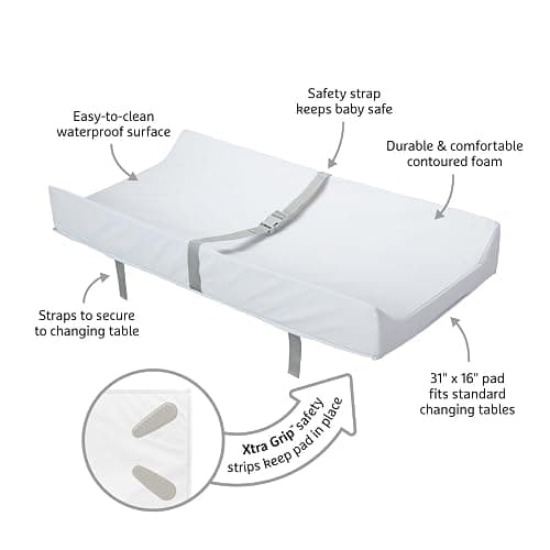 Munchkin Secure Grip Waterproof Diaper Changing Pad, 16" x 31" thumbnail 2