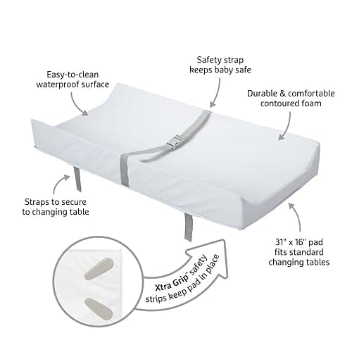 Munchkin Secure Grip Waterproof Diaper Changing Pad, 16" x 31" thumbnail 2