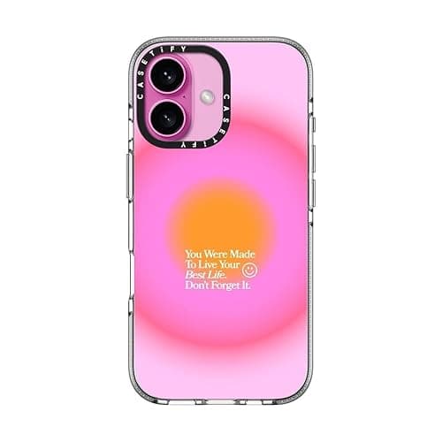 CASETiFY Clear iPhone 16 Case [Not Yellowing / 6.6 ft. 3X Military Grade Drop Protection/Magsafe] - Made to Live Your Best Life - Clear thumbnail 2