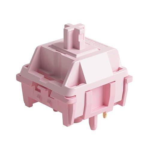 Akko Stellar Rose Switch for Mechanical Gaming Keyboard, 5-Pin 37gf Linear Pre-Lubed Key Switches Custom Keyboard Switch(45pcs) - Image 1