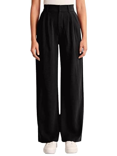 NIMIN High Waisted Work Pants for Women Business Casual Outfits 2025 Office Dress Pants Trousers with Pockets thumbnail 2