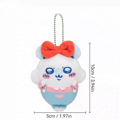 BTLYUIOAPE Cute Chikawa Plush Keychain,Chikawa Plush Keychain for Backpack, Usagi Plush Accessories Charm Pendant Gift thumbnail 5