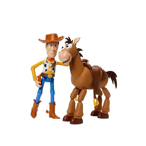 Mattel Disney Pixar's Toy Story 4 Woody and Buzz Lightyear 2-Character Pack, Movie-inspired Relative-Scale for Storytelling Play thumbnail 4