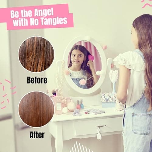 Tangle Angel Cherub 2.0 Haarbürste, glänzendes Pink, 21838 thumbnail 2