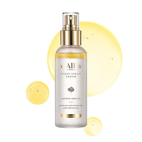 d'alba Piedmont Italian White Truffle First Spray Serum, Vegan Skin Care, Hydrating Face Moisturizer, Glow Serum for Radiant Skin, Non Comedogenic, All In One Mist, Korean skincare, 100ml - Image 1