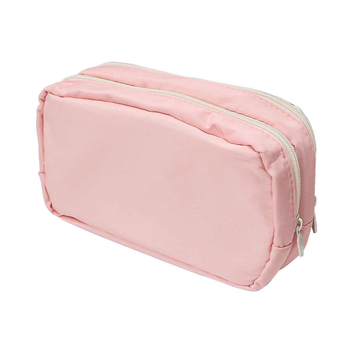 NUZAMAS Large Capacity Pencil Cases 3 Compartment Pencil Case Pencil Pouch Portable Pencil case with Handle Stationery Organizer with Zipper for College School Office Pink thumbnail 3
