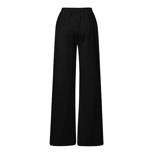 Girls Baggy Sweatpants Bow Drawstring Wide Leg Y2k Sweat Pants Casual Loose Athletic Joggers Preppy Fall Clothes with Pockets thumbnail 4