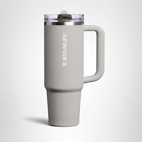 STANLEY Quencher ProTour Flip Straw Tumbler with Leakproof Lid 40 oz | Built-In Straw & Handle | Cupholder Compatible for Travel | Insulated Stainless Steel Cup | BPA-Free | Ash thumbnail 8