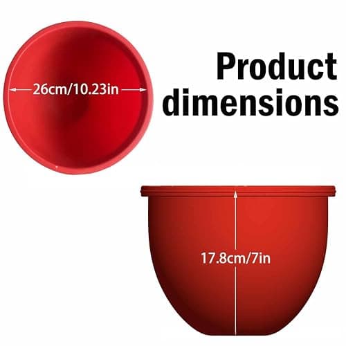 Silicone Bowl Insert for Kitchen Aid, Bowl Liners Silicone Bowl Liner for Kitchenaid Mixer Bowls 5 Qt Tilt Head Mixing, Replacement Accessories Mixaid Baking Cooking No Needed (3PCS) thumbnail 2