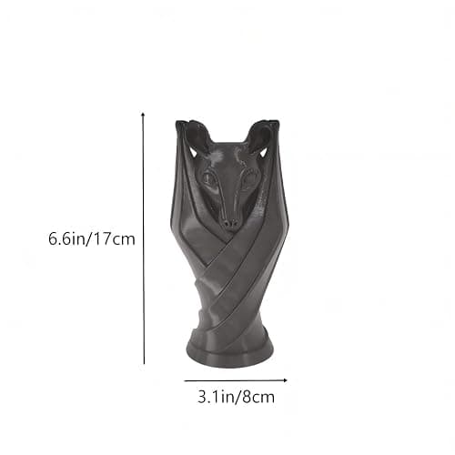 wsmart Black Gothic Bat Makeup Brush Holder - Resin Bat Pen Holder for Desk, Spooky Office Supplies, Emo Room Decor, Goth Home Decor & Gothic Gifts for Women Men thumbnail 3