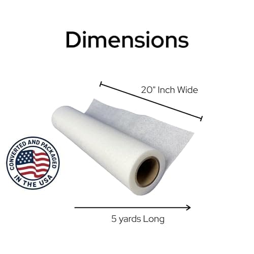 Fusible Fleece 20in x 5yd for Crafting, Quilting & Sewing by H.B.I. Products thumbnail 2