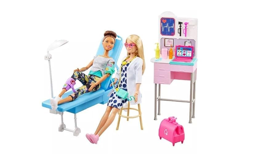 Barbie Doll (Medical Doctor Deluxe Doll Playset) thumbnail 3
