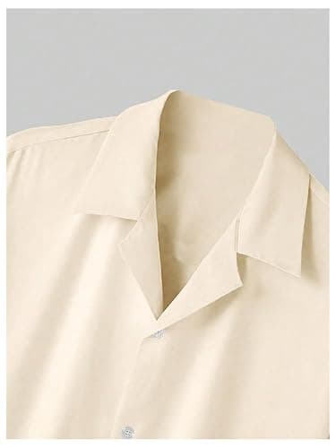RoseSeek Men's Floral Button Down Shirts Short Sleeve Drop Shoulder Beach Casual Dress Collared Shirts Tops thumbnail 4