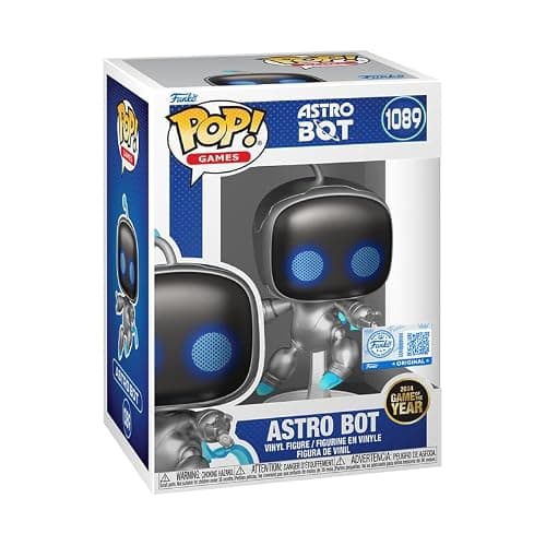 Funko POP! Games Astro Bot Vinyl Figure, 2024 Game of The Year Edition, Silver and Black, 4-Inches Tall, #1089, with UV Premium Plastic Protector thumbnail 2
