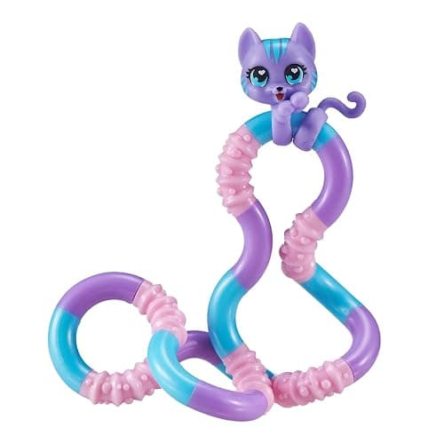 Tangle Jr. Pets 2-Pack Kitty and Bunny - Tangle Fidget Pets Fidget Toys - Fidget Toy Gift - Fidgets for School - Cute fidgets for girls - kitty character fidget and bunny character fidget thumbnail 2