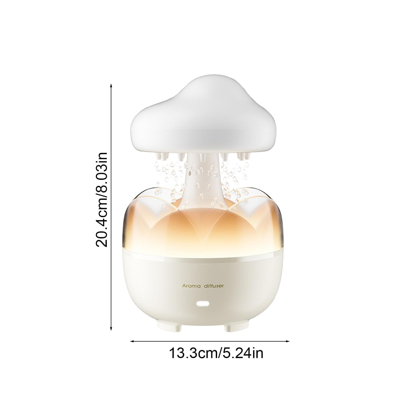 Rain Cloud Humidifier | Humidifier Water Drip | Cloud Rain Humidifier | Bedroom Humidifier | Led Light Humidifier | 7 Color Changing Lights Rain Sound With Remote Control For Bedroom Living Room thumbnail 3