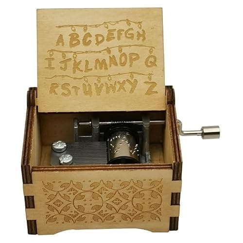 STARRUM Stranger Kids Music Box Hands Crank Thing BGM Laser Musical Box for Men Women Christmas gift (Stranger 1) - Image 1