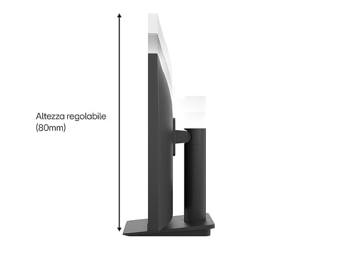LG 27MS550 Monitor 27" Full HD IPS, Altezza Regolabile, Speaker Stereo 4W, 100Hz, 1920x1080, 2x HDMI, Uscita Cuffie, Schermo Antiriflesso, Reader Mode, Flicker Safe, Nero thumbnail 2
