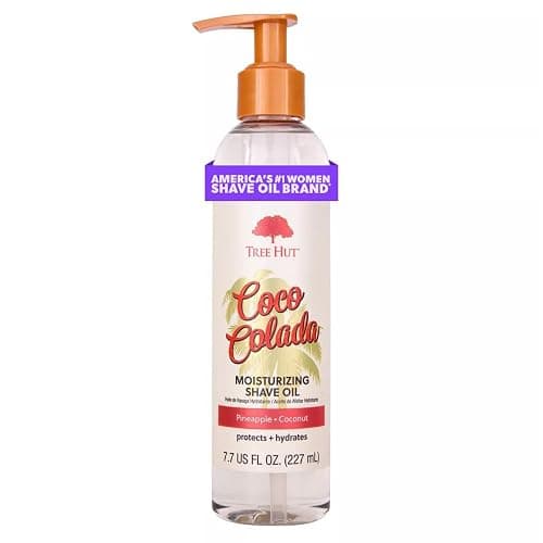 Tree Hut Coco Colada Moisturizing Shave Oil, Gel-to-Oil Formula, Ultra Hydrating Barrier for a Close, Smooth Shave, For All Skin Types, 7.7 fl oz - Image 1